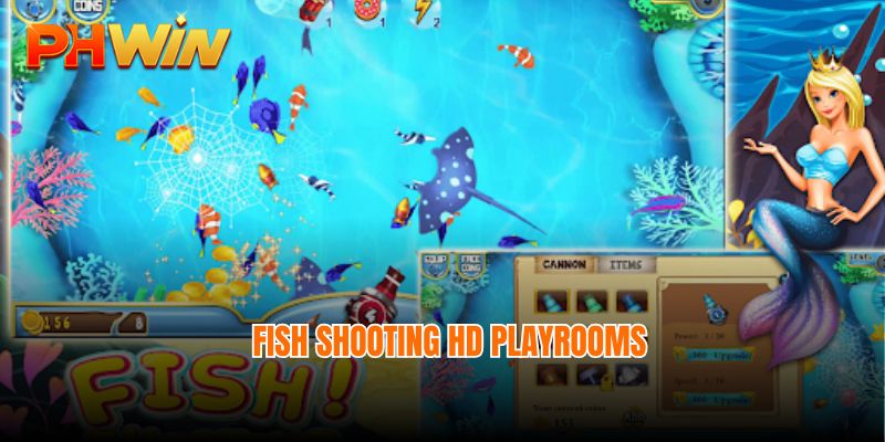 Fish shooting HD playrooms 