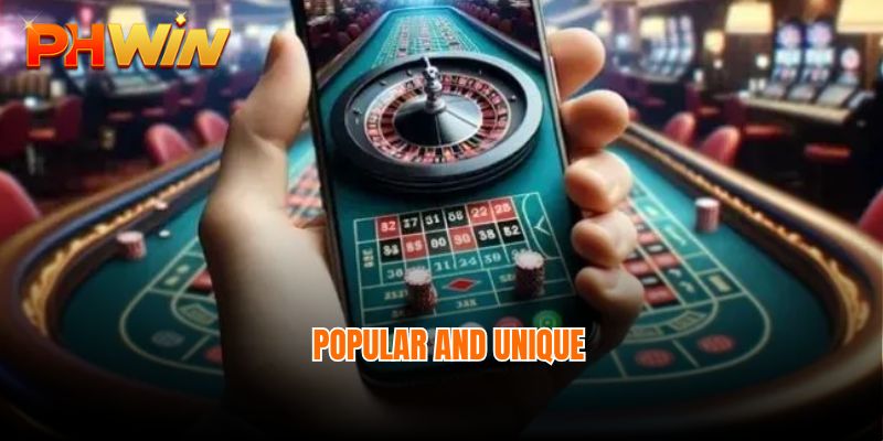 Popular and unique live casino games at Phwin