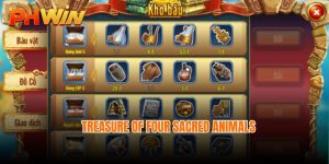 Treasure Of Four Sacred Animals Attractive Get Huge Rewards